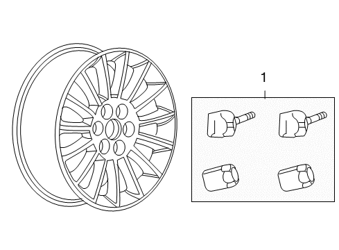 2007 Dodge Caravan Pressure Sensor Diagram for 56053030AC