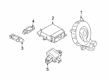 2012 Dodge Journey Air Bag Control Module Diagram - 68163811AB