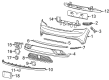 Dodge Bumper Diagram - 5113672AB