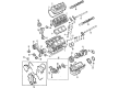Dodge Avenger Engine Mount Bracket Diagram - MB844290