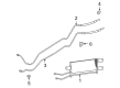 Dodge Ram 1500 Transmission Oil Cooler Hose Diagram - 52028925AF