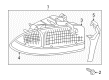 1998 Dodge Durango Headlight Diagram - 5011407AA