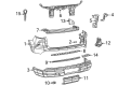 Jeep Grand Cherokee L Bumper Diagram - 68585420AA
