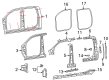 2022 Ram 1500 Door Seal Diagram - 68402034AA
