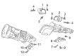 Ram Dakota Engine Mount Bracket Diagram - 52855715AA