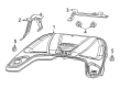 Jeep Gladiator Engine Cover Diagram - 5281562AC