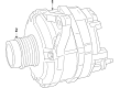 Jeep Renegade Alternator Pulley Diagram - 68119779AA