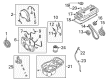 Chrysler Timing Cover Gasket Diagram - MD324759