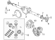 2009 Chrysler Aspen Axle Shaft Diagram - 68040133AB