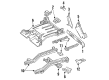 Jeep Wagoneer Rear Crossmember Diagram - 55175942