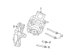 Chrysler Sebring Alternator Bracket Diagram - 4891616AA