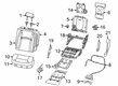 2023 Ram 1500 Seat Cushion Diagram - 68299895AE