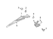 Dodge Nitro Wiper Arm Diagram - 68057729AA