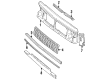 Jeep Comanche Grille Diagram - 55013146
