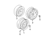 2005 Dodge Neon Spare Wheel Diagram - 5272988AA