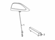 Ram 2500 Antenna Diagram - 68483909AA