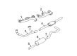 Dodge Dakota Muffler Diagram - 52103161
