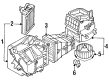 Chrysler Sebring Heater Core Diagram - MR315178