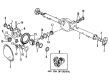 Dodge B2500 Differential Cover Diagram - 53007762