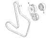 Chrysler Belt Tensioner Diagram - 68502966AA