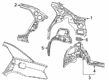 Chrysler 300 Fender Splash Shield Diagram - 68066719AD