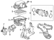 Jeep Grand Wagoneer L Air Intake Coupling Diagram - 68563765AA