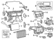 2021 Dodge Charger HVAC Control Module Diagram - 68400512AC