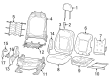 2023 Dodge Hornet Seat Cushion Diagram - 68623676AA