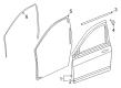 Jeep Door Seal Diagram - 5074643AJ