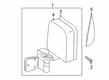 2024 Jeep Gladiator Car Mirror Diagram - 68361958AA