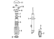 2008 Dodge Magnum Shock Absorber Diagram - 4895743AC