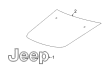 2023 Jeep Compass Emblem Diagram - 68578430AA
