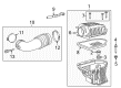 Dodge Challenger Air Duct Diagram - 68207918AB