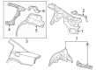 Chrysler 300 Fender Splash Shield Diagram - 68422950AC