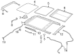 Dodge Dart Sunroof Diagram - 68170197AA