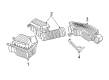 Dodge Intrepid Air Filter Box Diagram - 4591099AB