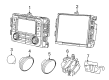 Jeep Compass Subwoofer Diagram - 68548270AA