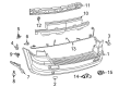 2017 Dodge Journey Bumper Diagram - 1SU16TZZAG