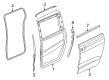 Chrysler Door Seal Diagram - 68313522AD