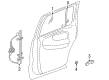 Dodge Durango Window Regulator Diagram - 55256494AF