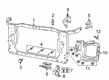 Jeep Cherokee Radiator Support Diagram - 68195878AA