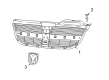 2010 Dodge Journey Grille Diagram - 1BG84SZ0AE