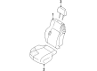 1998 Chrysler Sebring Seat Cushion Diagram - MR731019