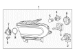 Dodge Durango Headlight Diagram - 68299130AH