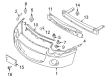 Chrysler Sebring Bumper Diagram - MR990728