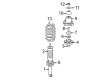 Dodge Avenger Shock Absorber Diagram - 5105790AG