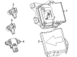 Jeep Wagoneer Air Bag Control Module Diagram - 68476789AB