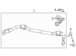 Jeep Grand Cherokee L Sway Bar Kit Diagram - 68465704AE