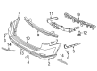 Dodge Bumper Diagram - 68092093AB