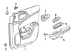 Chrysler Armrest Diagram - 1YZ12DX9AD